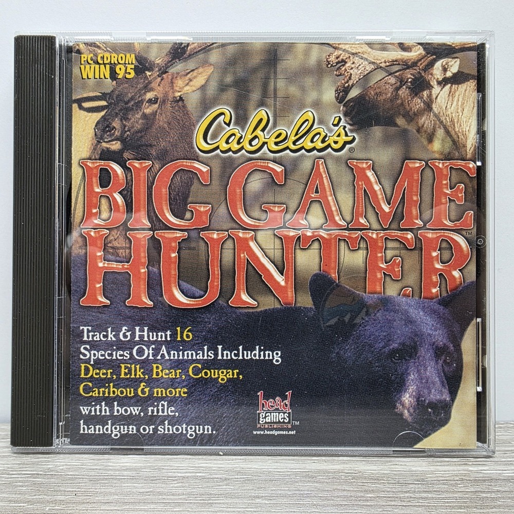 Cabela's Big Game Hunter, (PC‎ CD-ROM WIN)